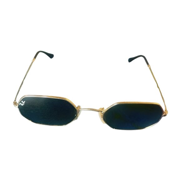 Ray-Ban Sunglasses RB 3556N 001 Polished Arista Gold Green G-15 Lens 53mm - Picture 1 of 6